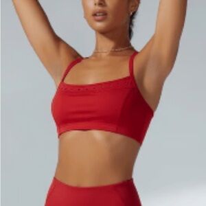 NWT GiGi C Giselle Bra in Red Sz M